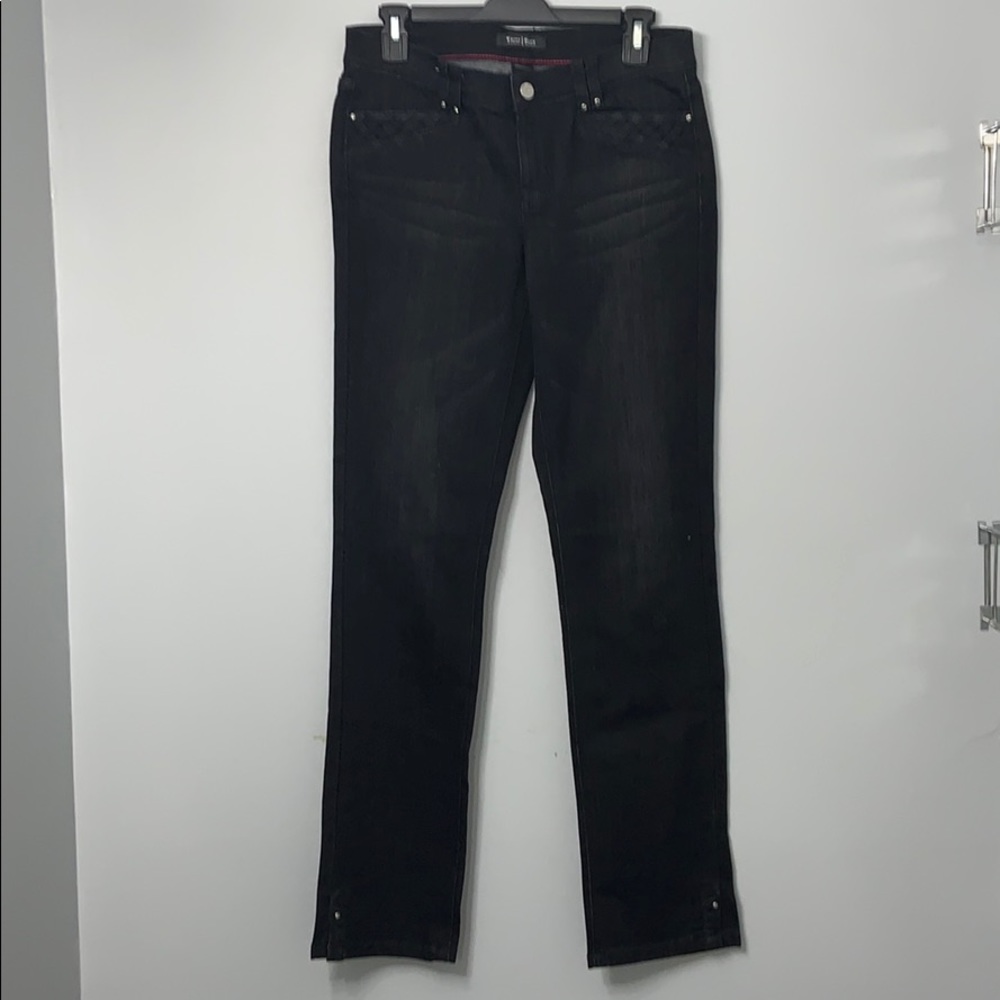 White House Black Market slim leg black jeans
